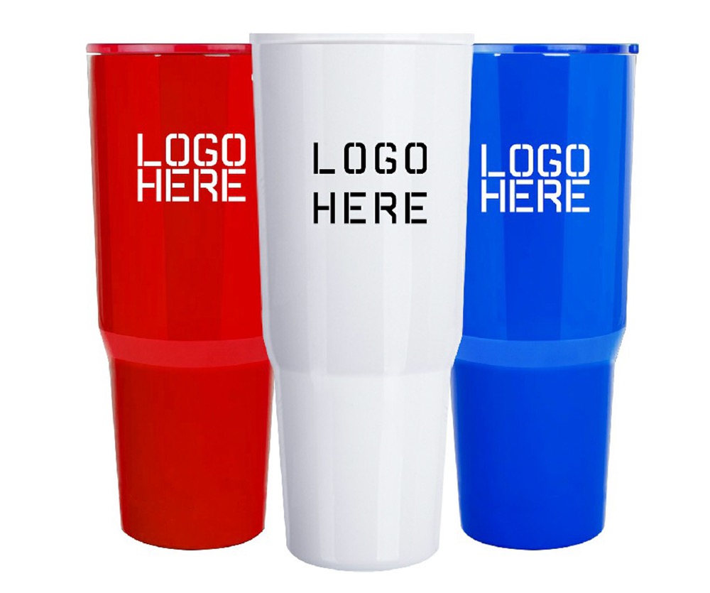 30 oz. Double Wall Acrylic Tumbler with Lid and S/S Straw 2