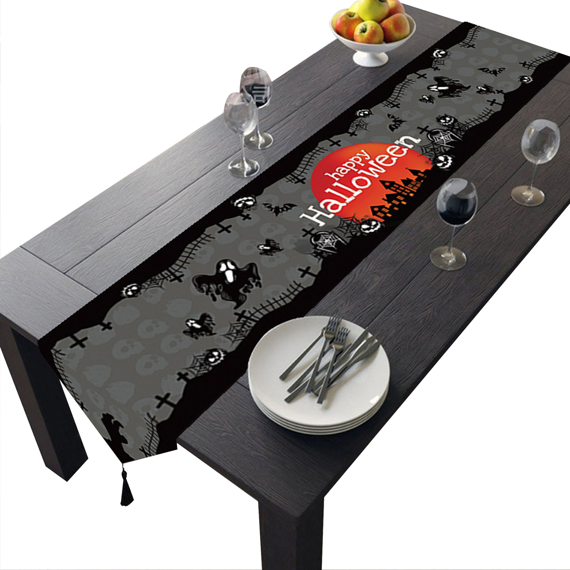 MOQ 10 Full Color Halloween Table Cover 3
