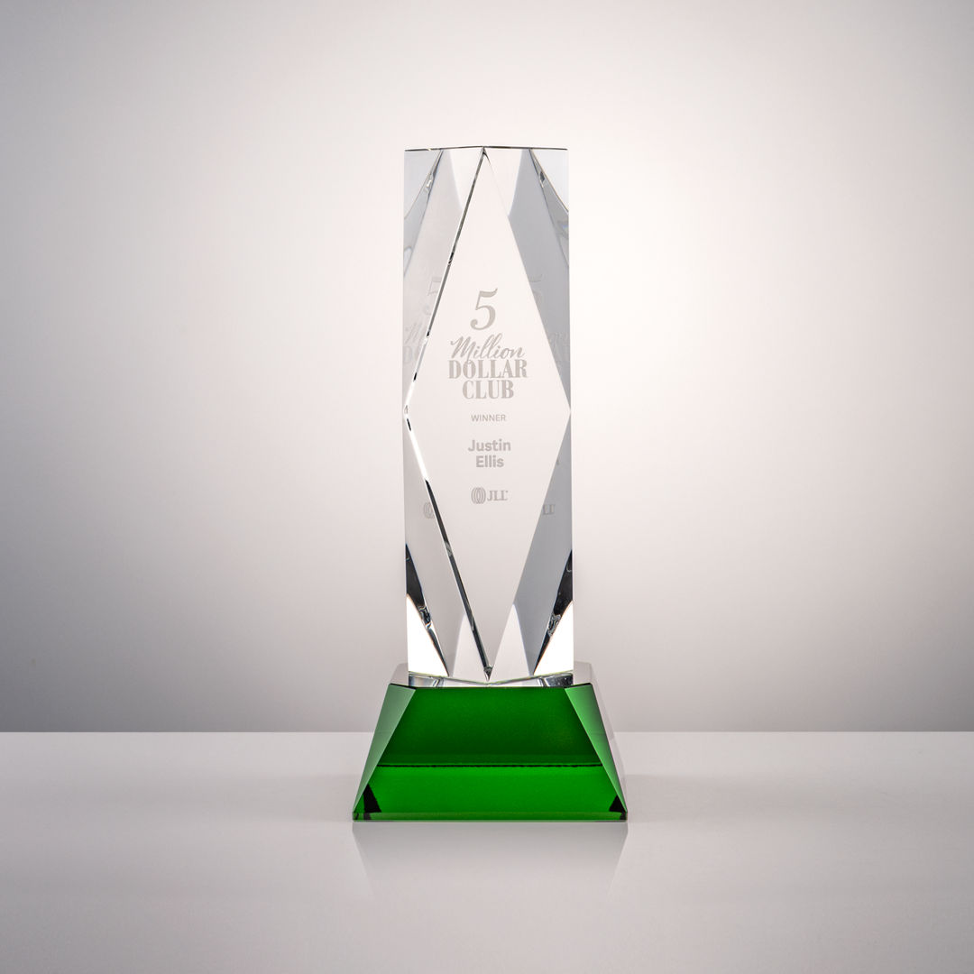 President Award on Base - Green