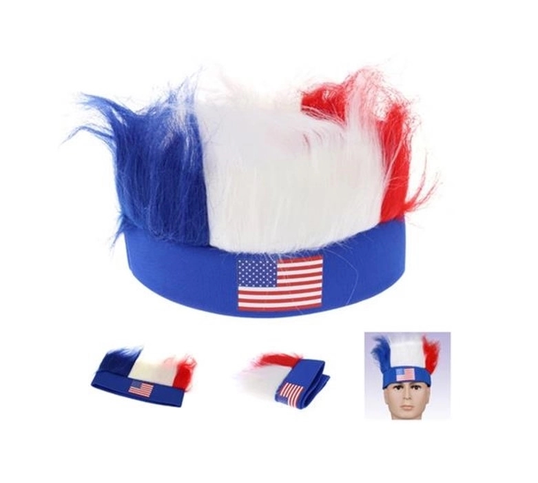 Crazy Hair Football Sports Wig 2