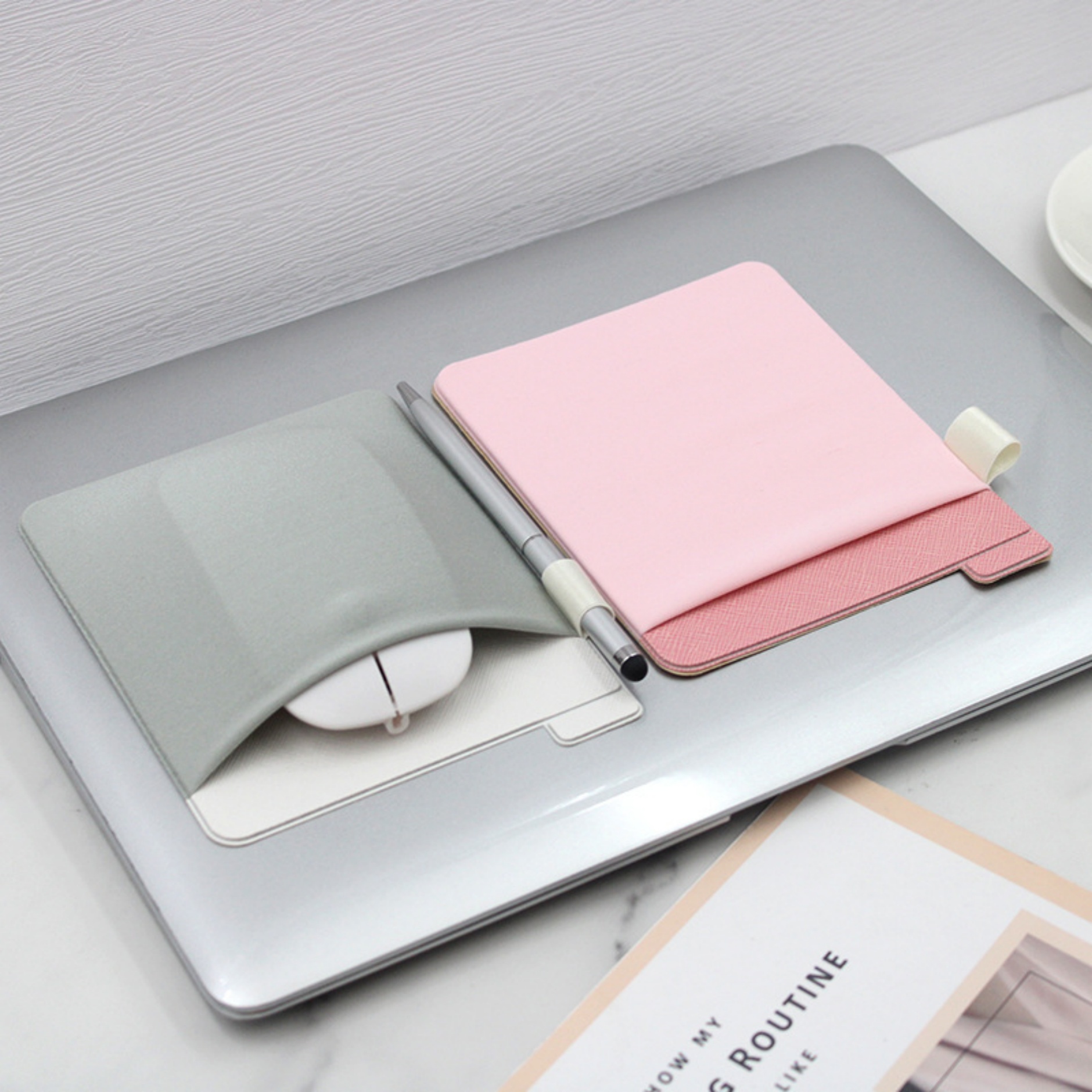 Self-adhesive Mouse Pouch with Pen Holder 6