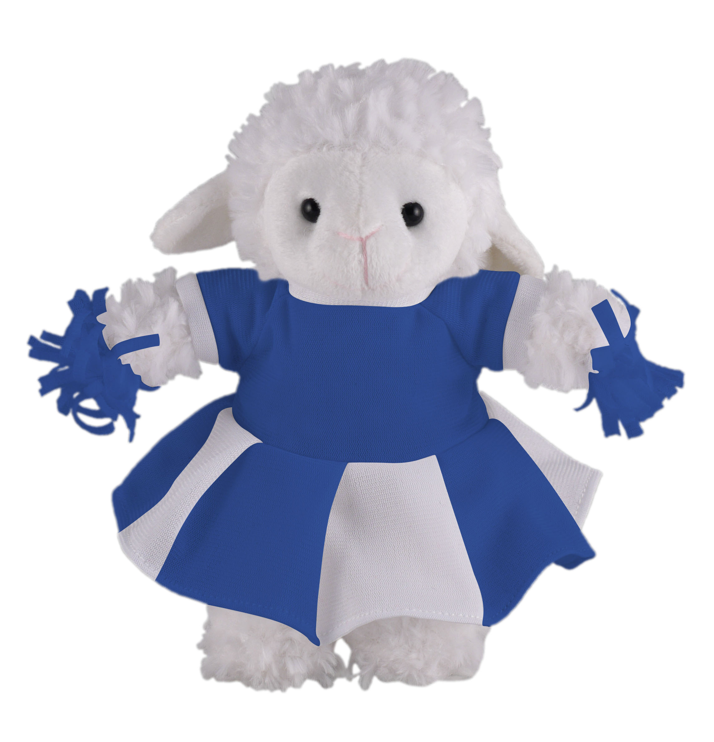 Soft Plush Stuffed Sheep with Cheerleader Outfit 3