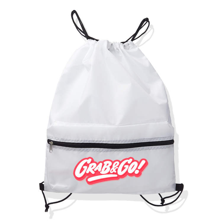 Drawstring Backpacks with Front Pocket 4
