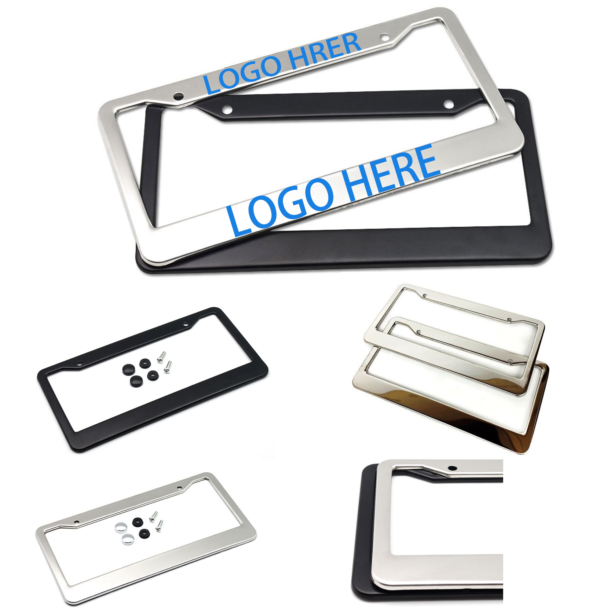Stainless Steel License Plate Frame 1
