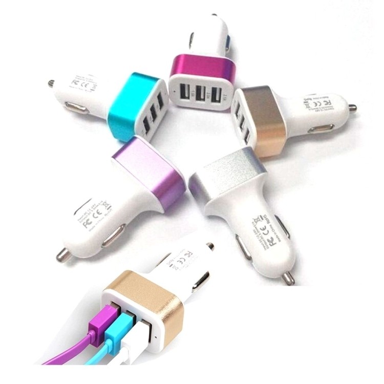3 Ports Car USB Charger Triple USB Car Charger 1