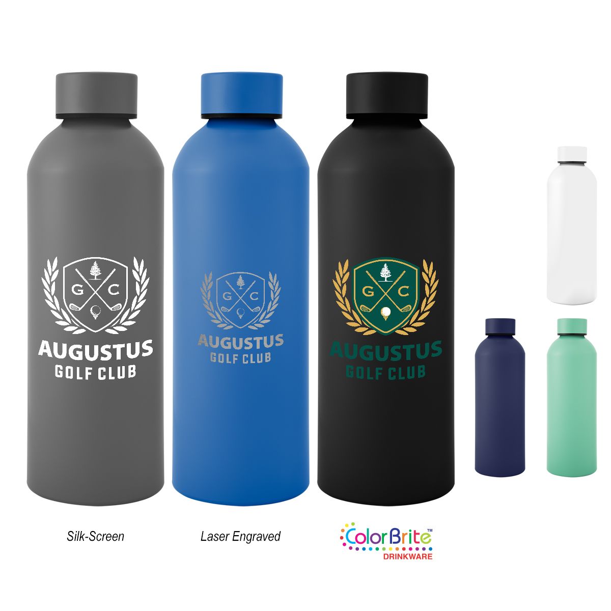 25 Oz. Blaire Recycled Aluminum Bottle, custom water bottle with logo imprint 5
