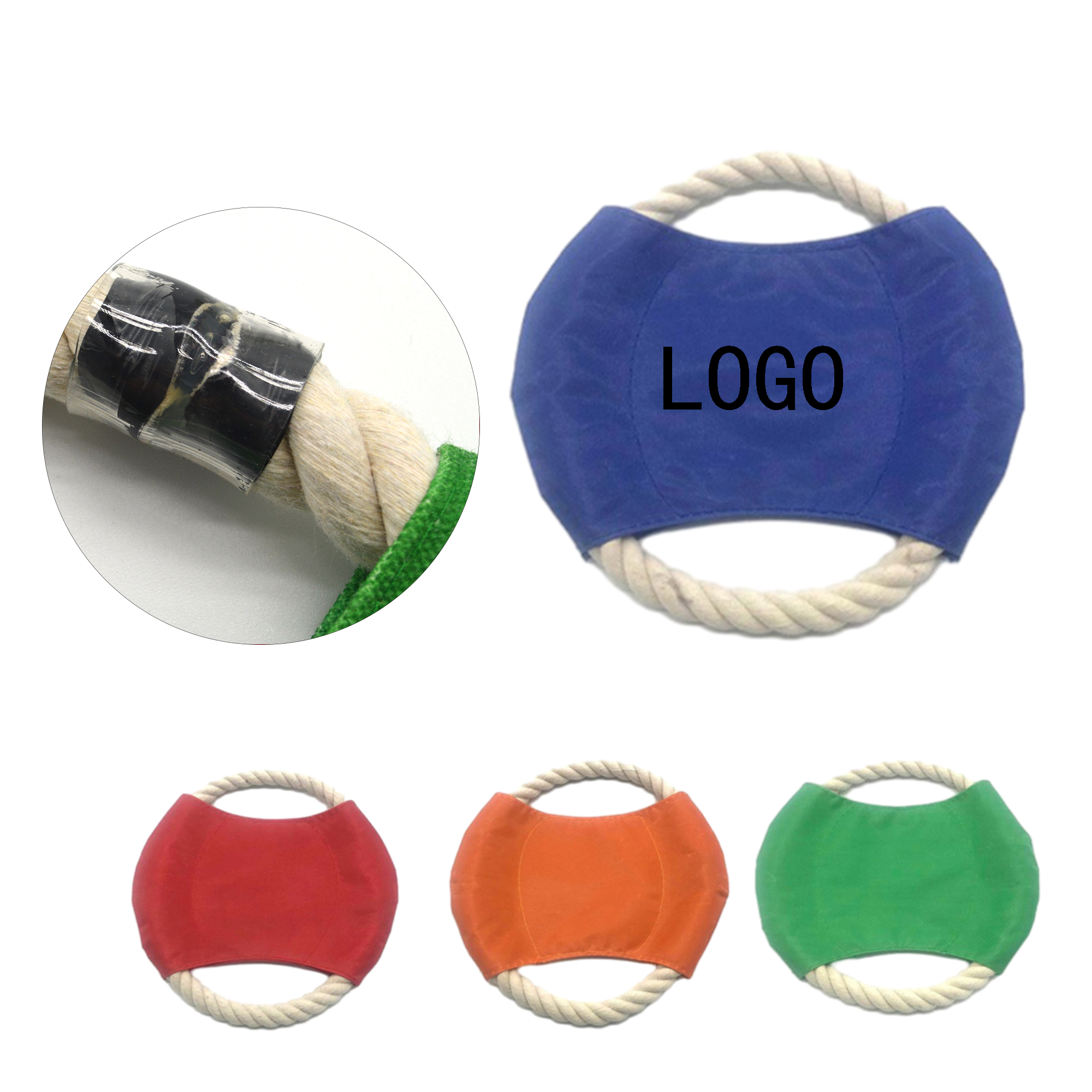 Pet Cotton Rope Flying Disc Toy 2