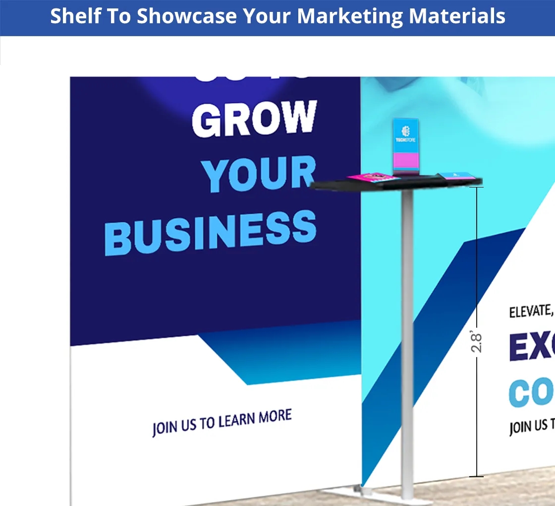 10ft Inline Trade Show Booth - Modular Display 4