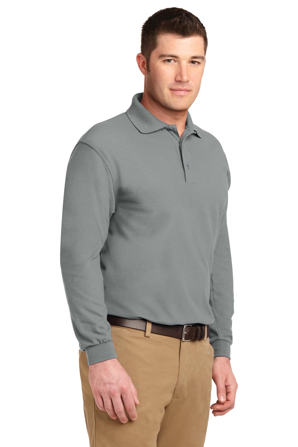 Port Authority Tall Silk Touch Long Sleeve Polo. TLK500LS 18