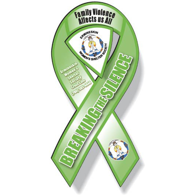 Ribbon Magnet (3.8"x8"), Full Colour, White Matte Vinyl Topcoat, Outdoor use