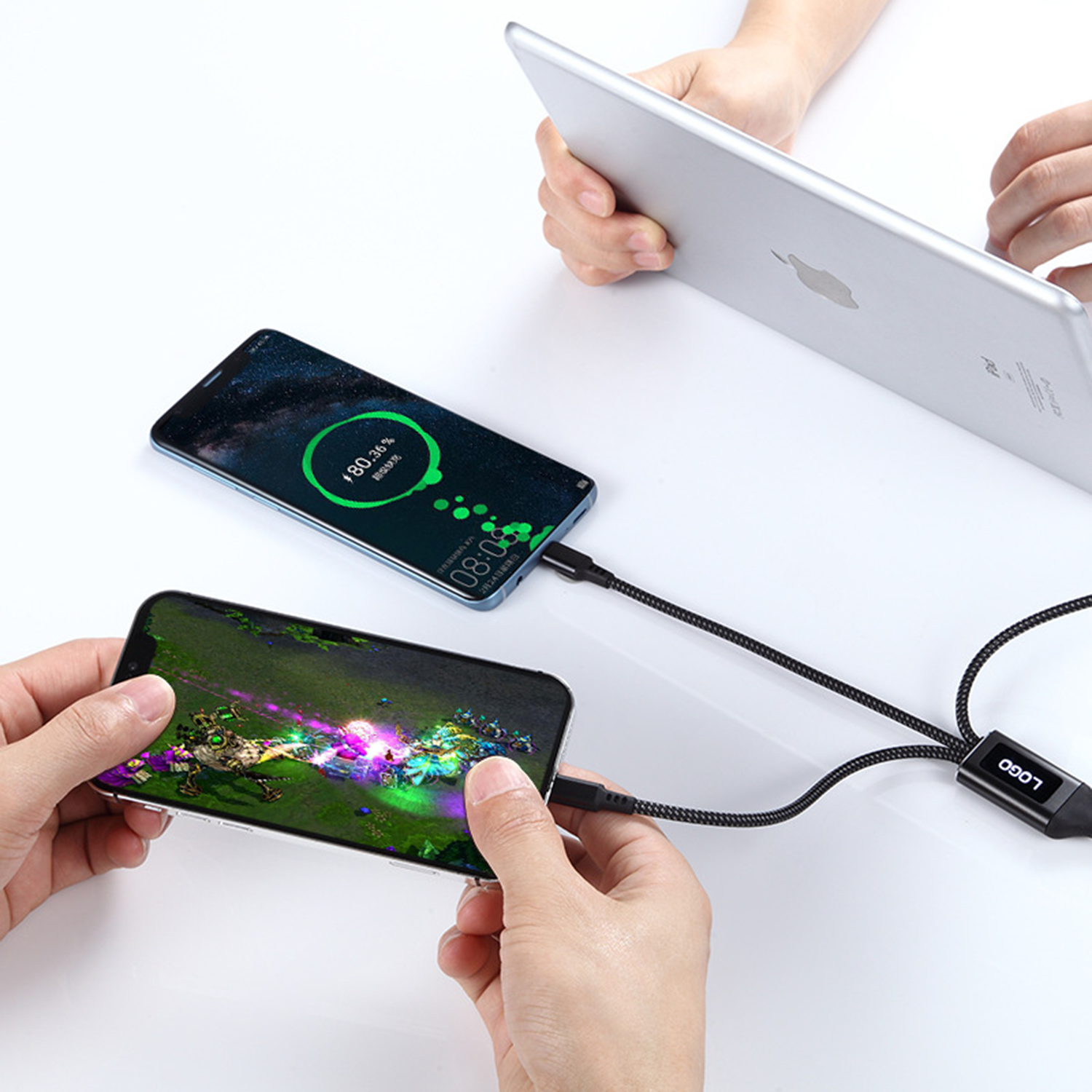 3 IN 1 Led Data Cable Lines 3