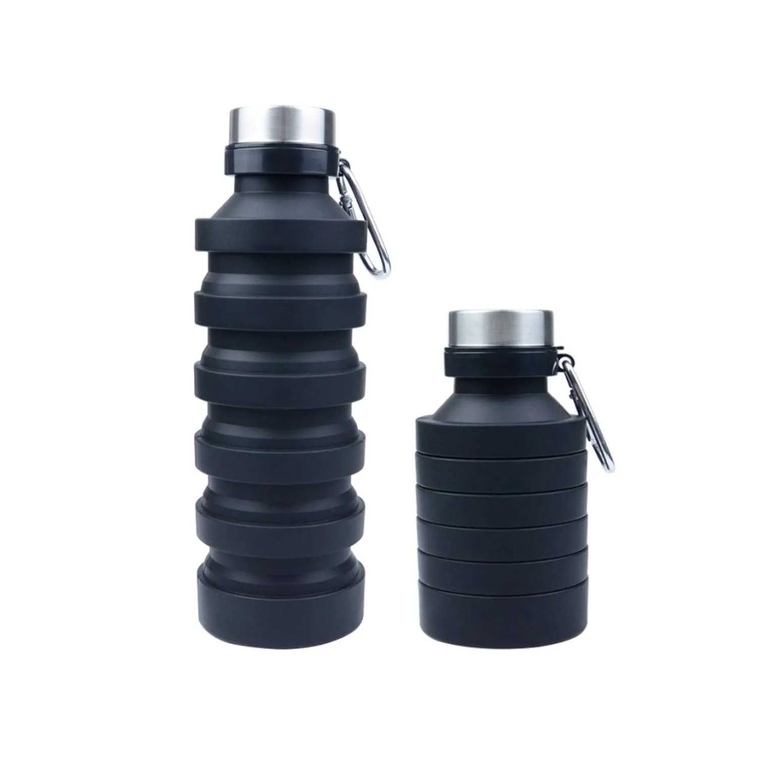 18 Oz Foldable Silicone Water Bottle 3