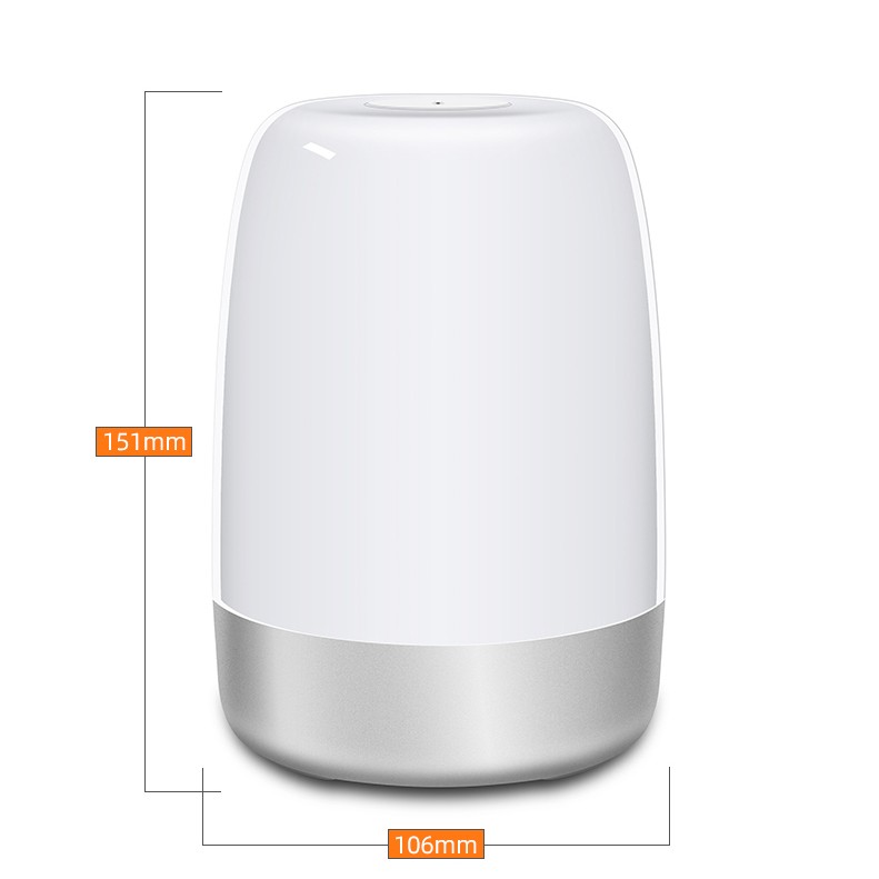 Led Wake Up Light Support Alarm Clock Function With Colorful 3