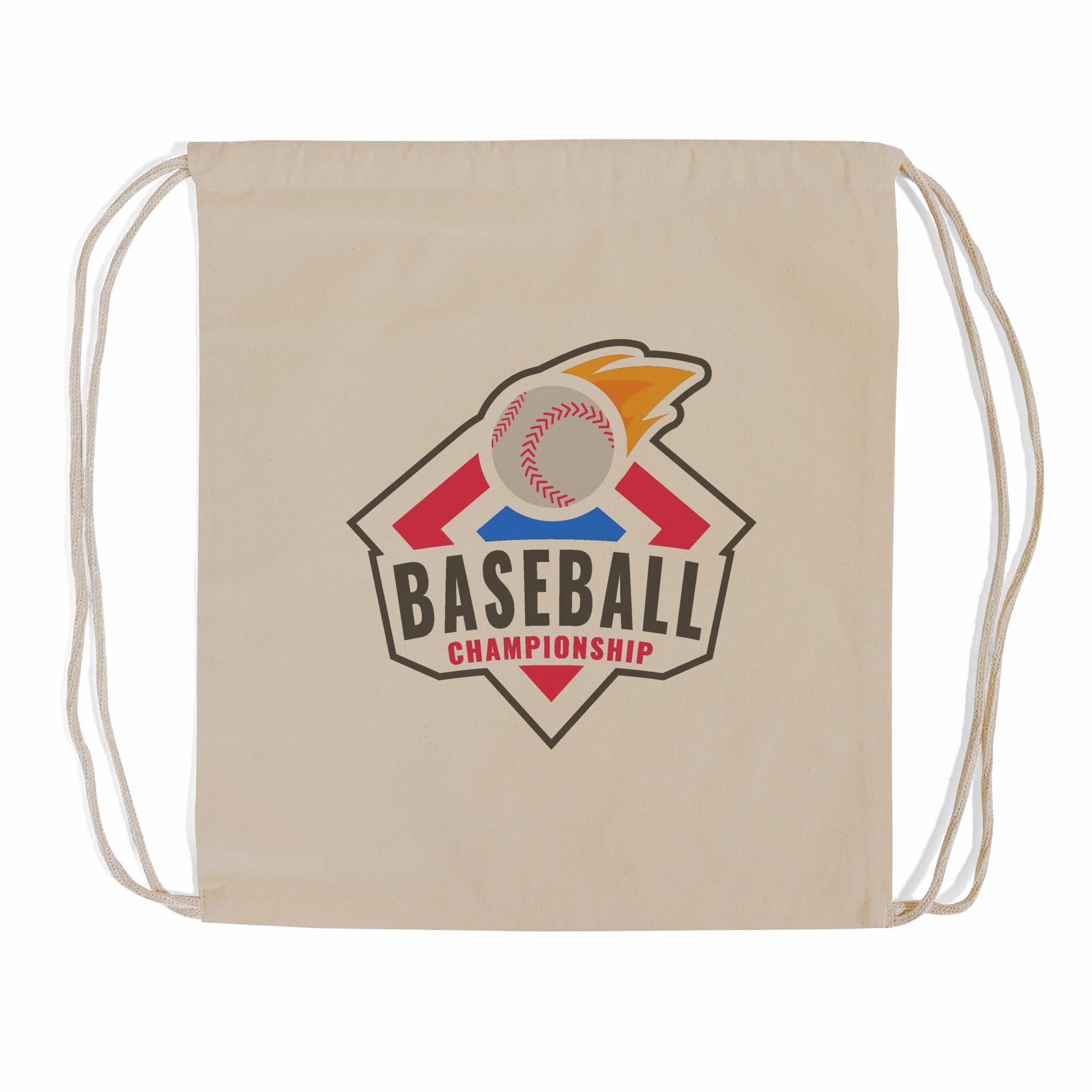 Small Canvas Drawstring Backpack 3