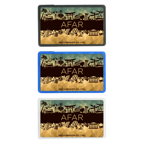 Peppermint Flavored Mints in 3" Business Card Style Dispenser 7