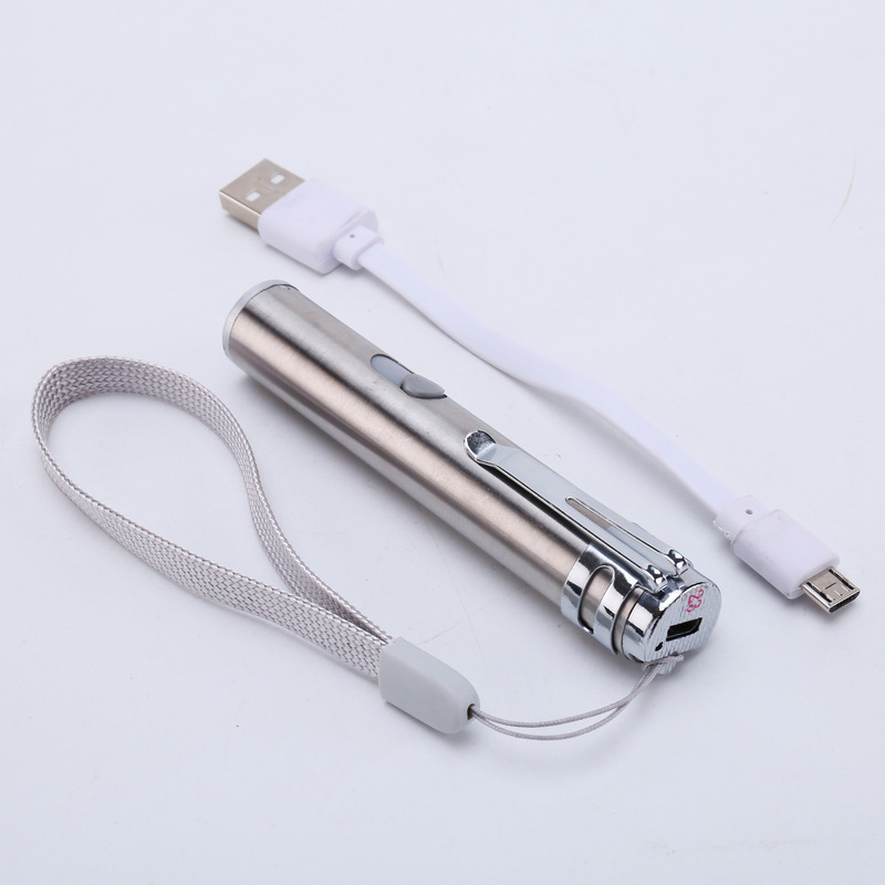 Rechargeable LED Flashlight UV Light 2