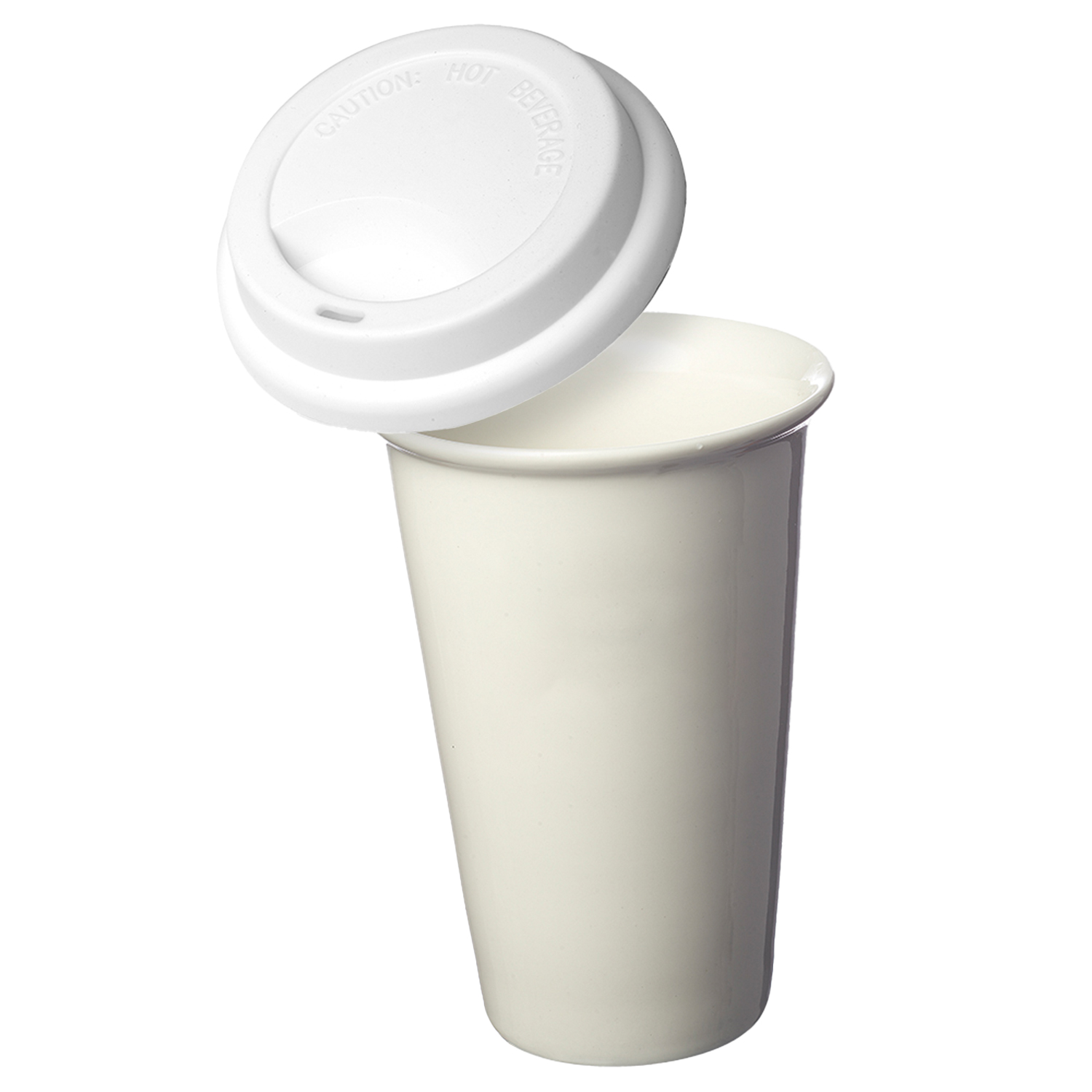 11 oz. Double Wall Ceramic Custom Tumblers W/ Lid 2