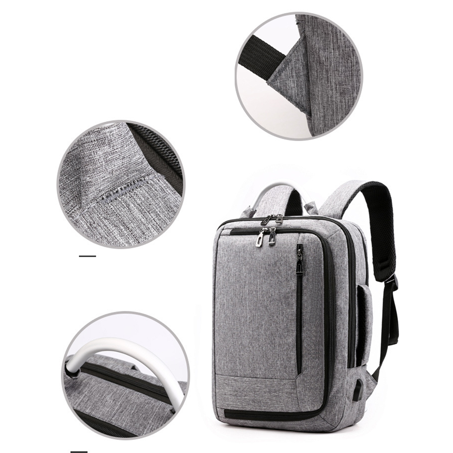 Business Backpack with USB Charging Port 4