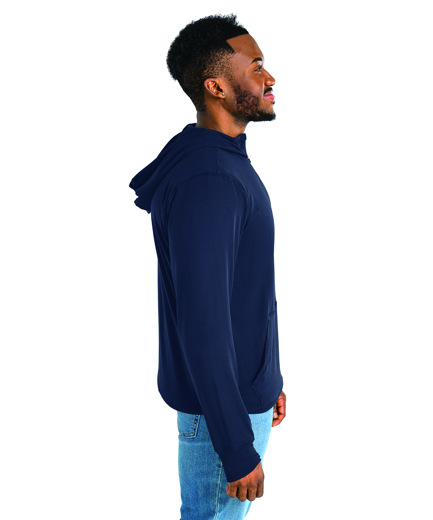 Men's Pulse Performance Quarter Zip Hoodie, custom hoodie or sweatshirt with logo imprint 46