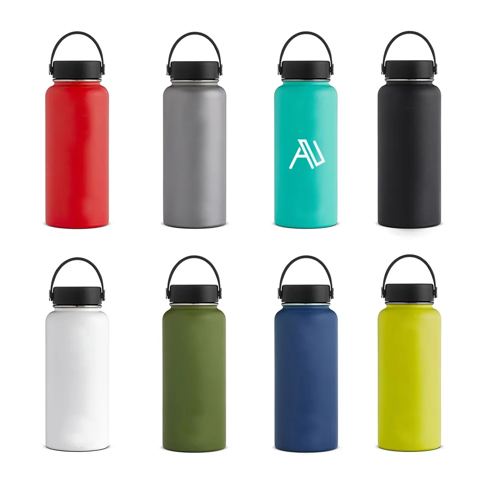 32Oz. Stainless Steel Double Wall Vacuum Insulated Bottle wi 1