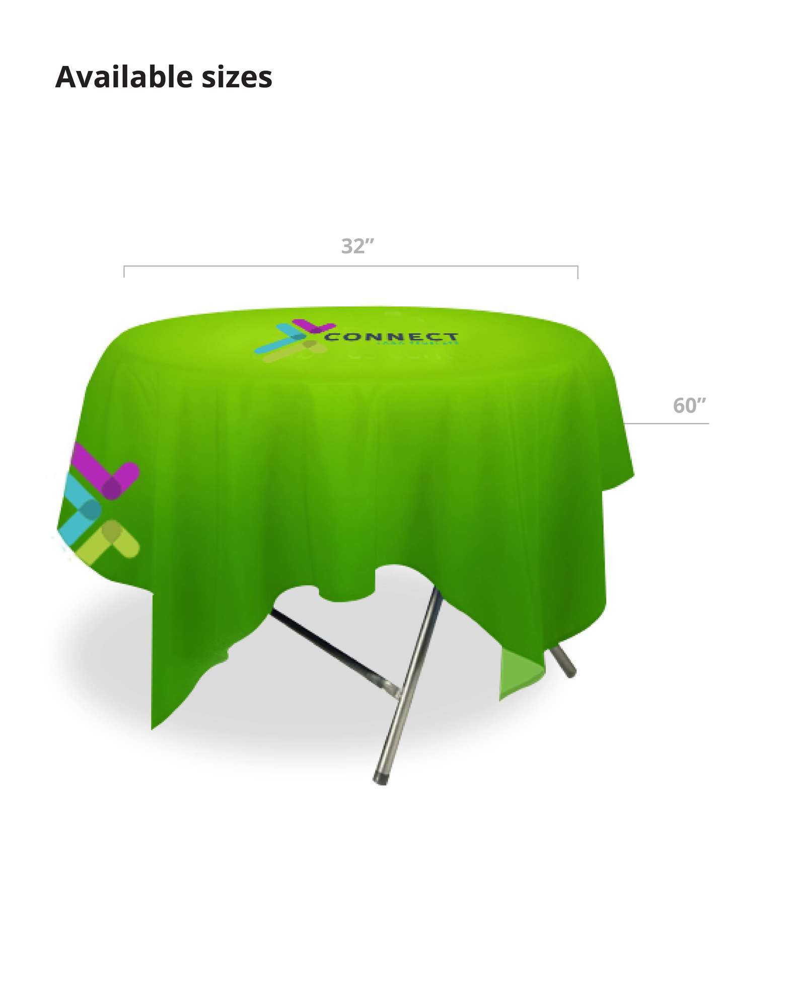 Table Cover Non-Fitted Square (60" x 60") 4