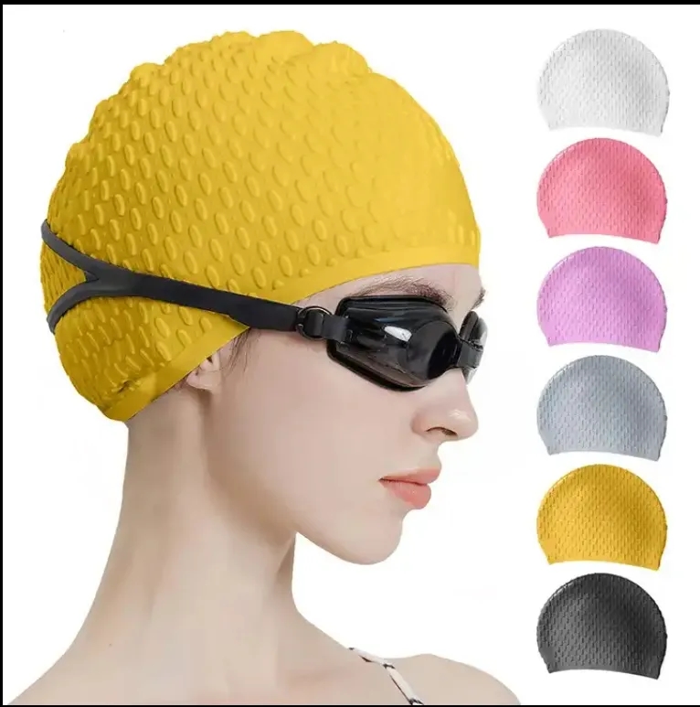 Durable Silicone Adult Swim Cap High Elasticity 1