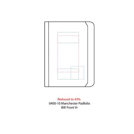 FSC® Mix Manchester Zippered Padfolio 8