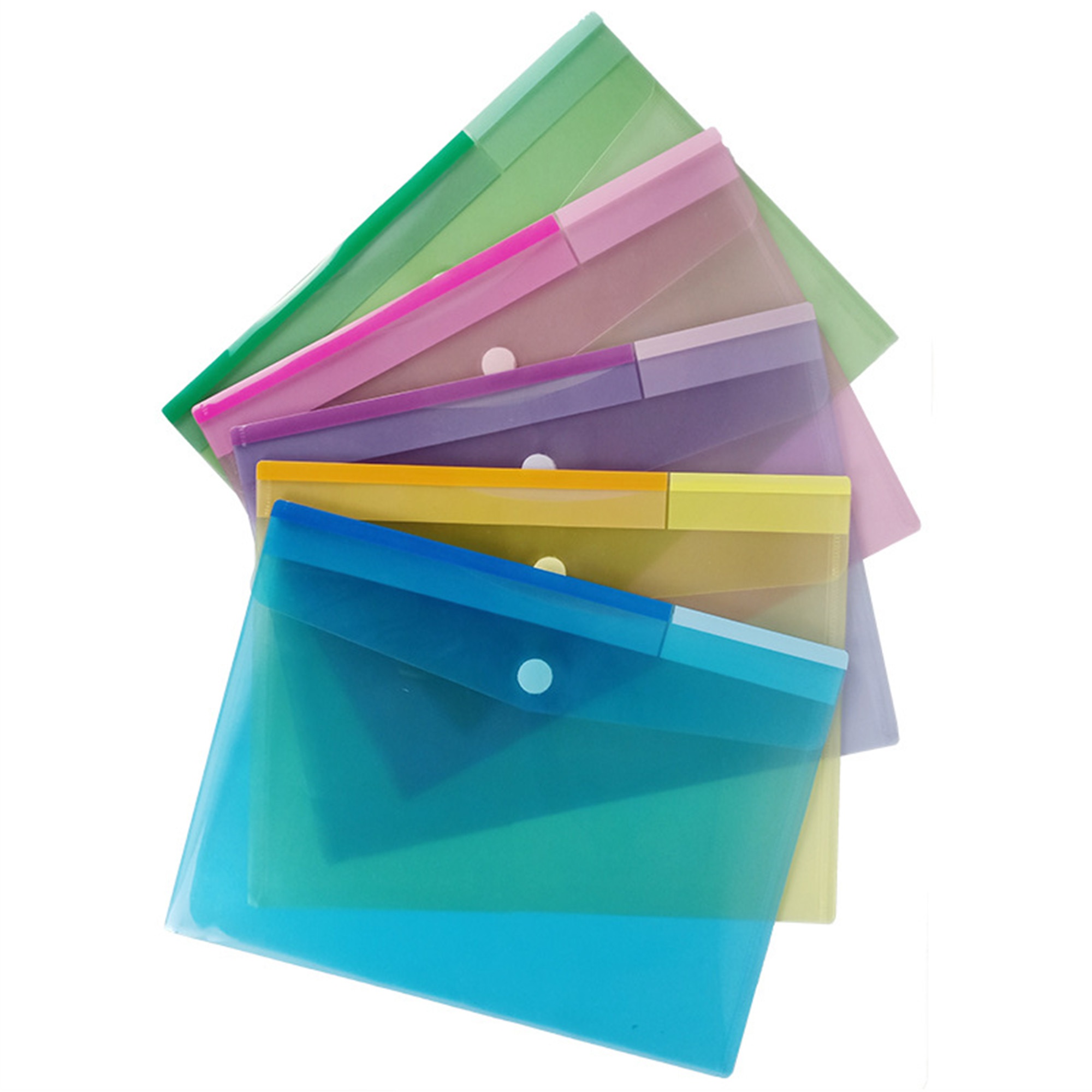 SecureSeal PP Document Folder with Hook & Loop Closure 1