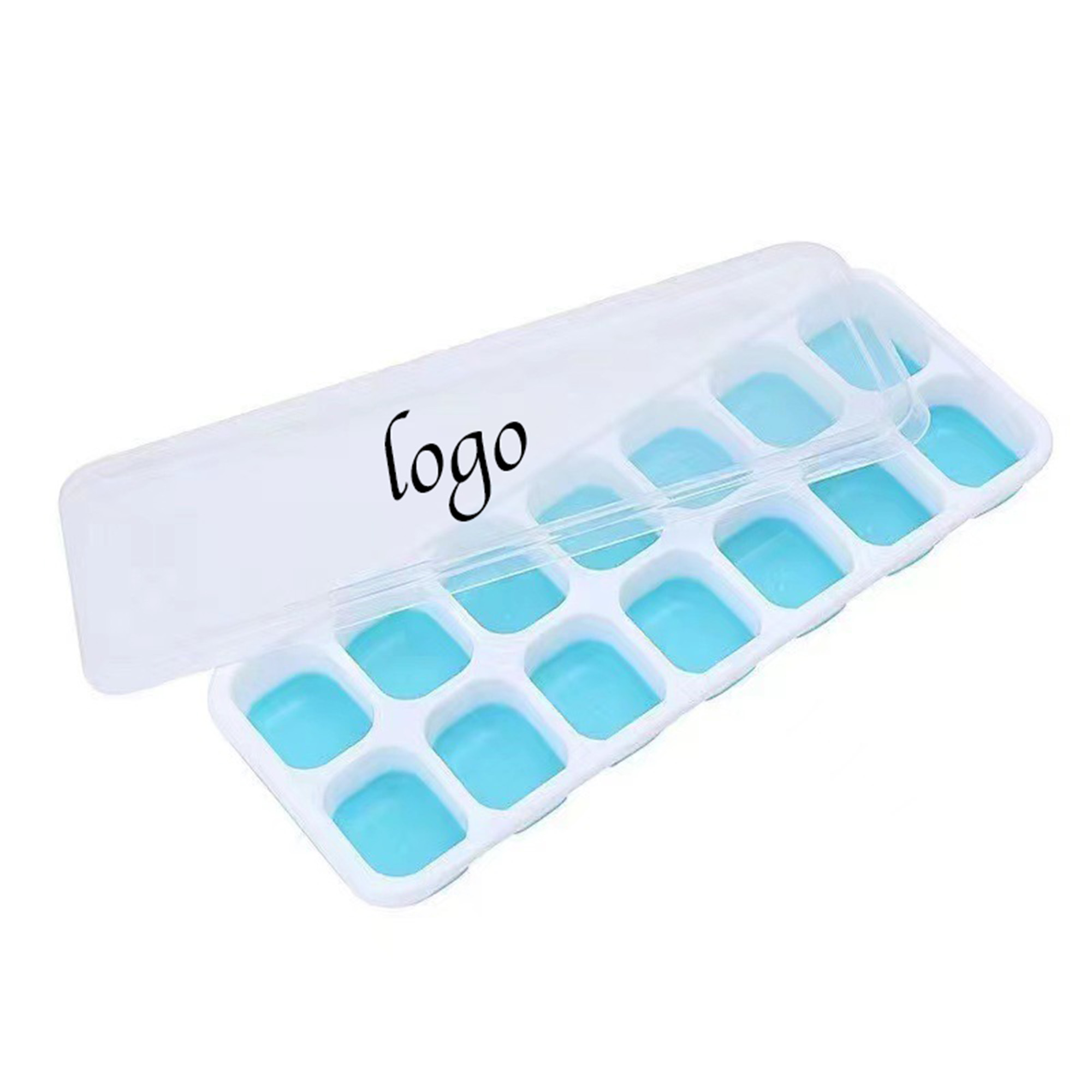 MOQ100 14-Cavity Silicone Ice Cube Tray Mold 4