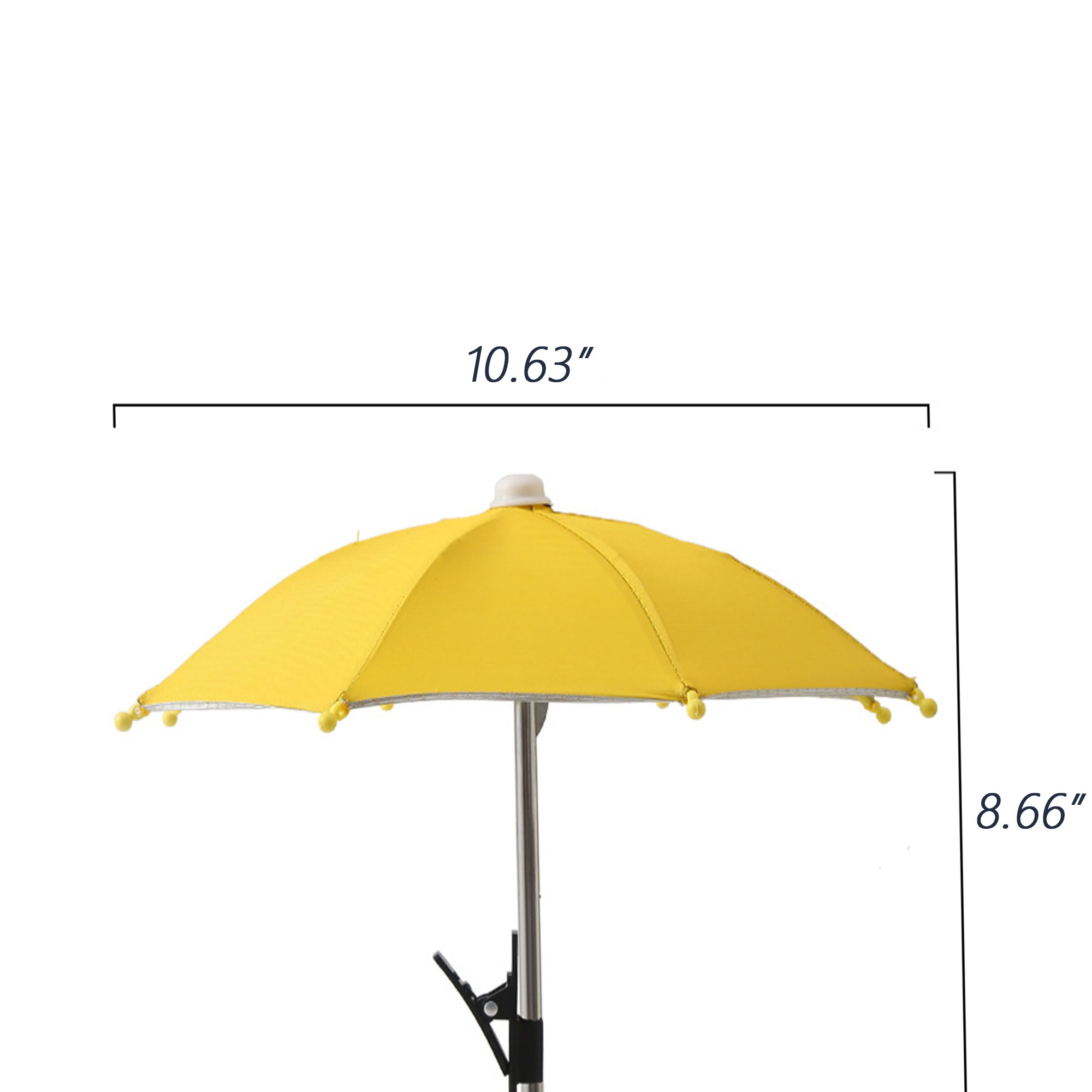 Clamp-On Sunshade Umbrella for Mobile Devices 3