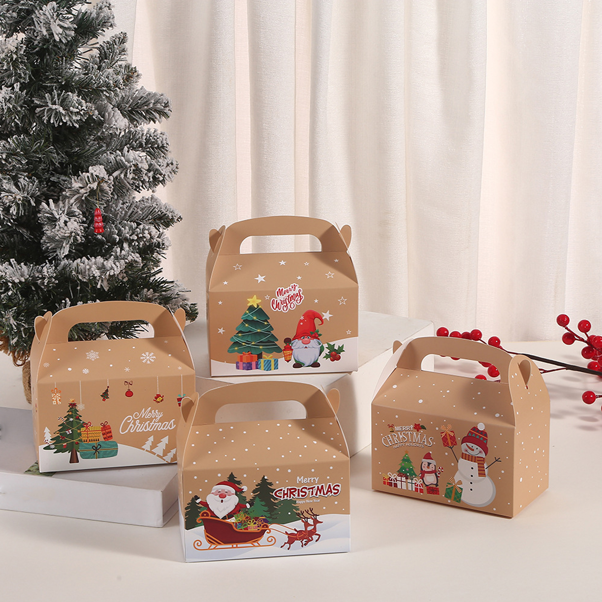 MOQ50 Christmas Party Candy Gift Box 3