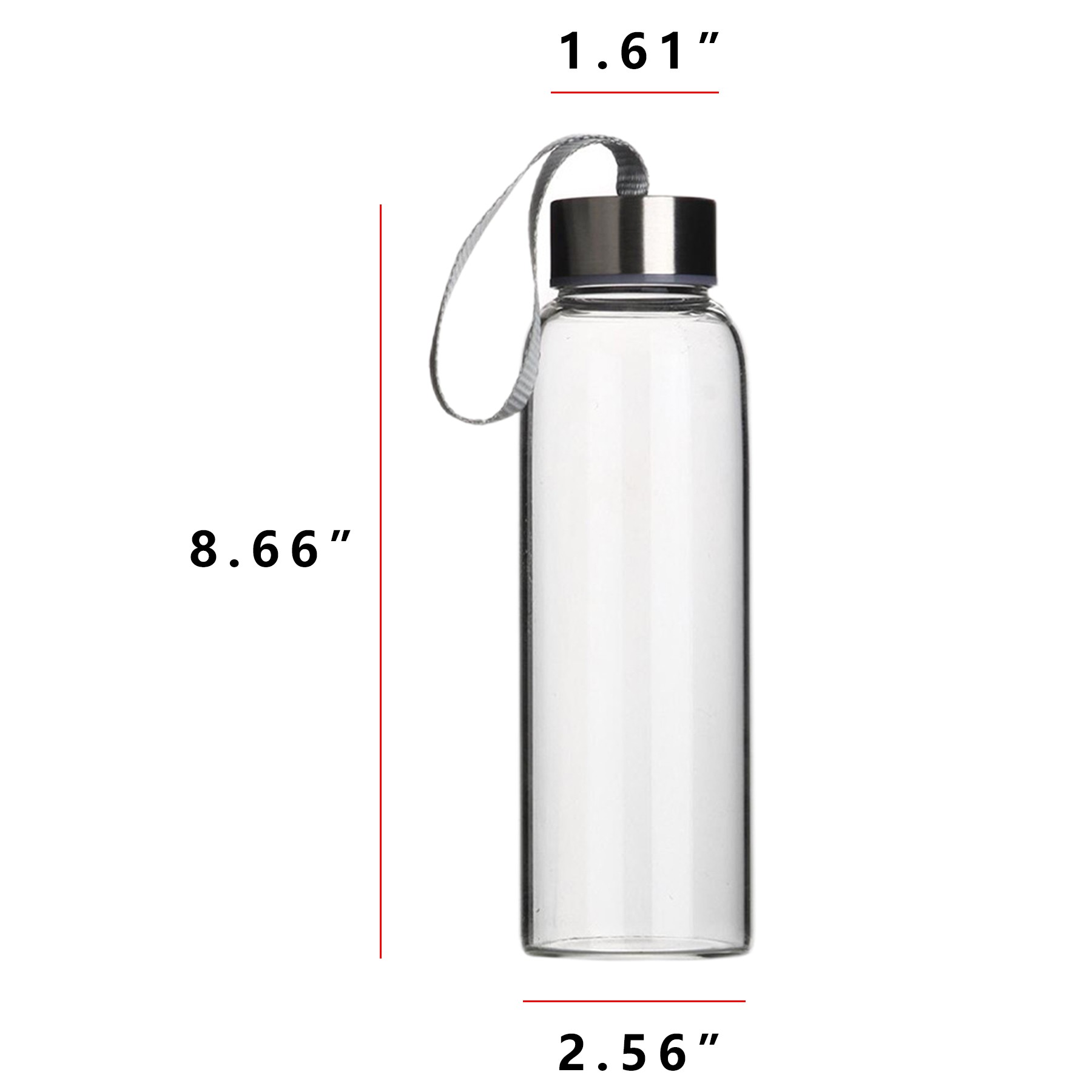 500Ml Transparent Plastic Glass Cup 4