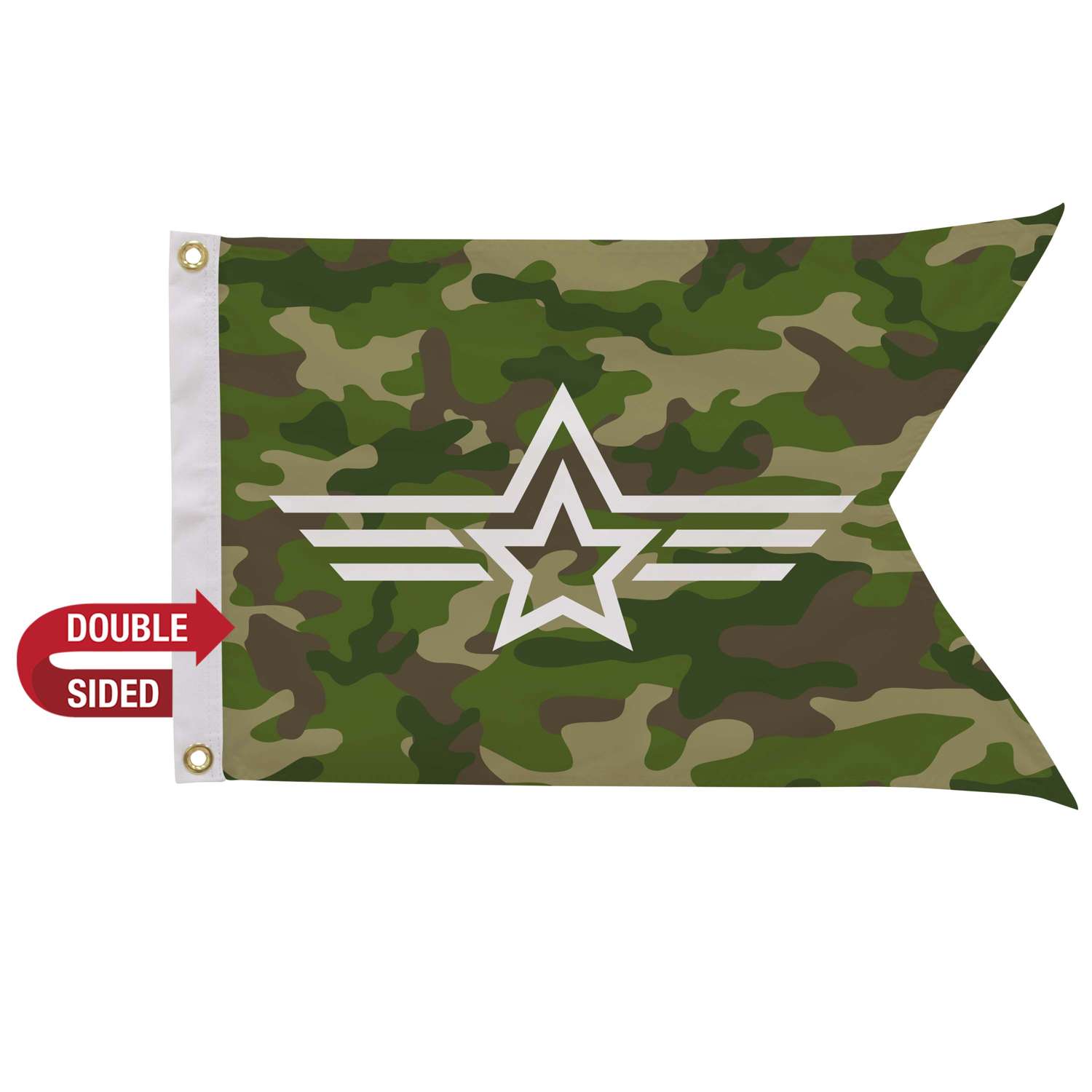 16" x 24" Polyester Guidon Flag Double-Sided