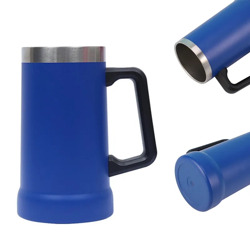 24Oz Beer Mug Tumbler With Handle 4
