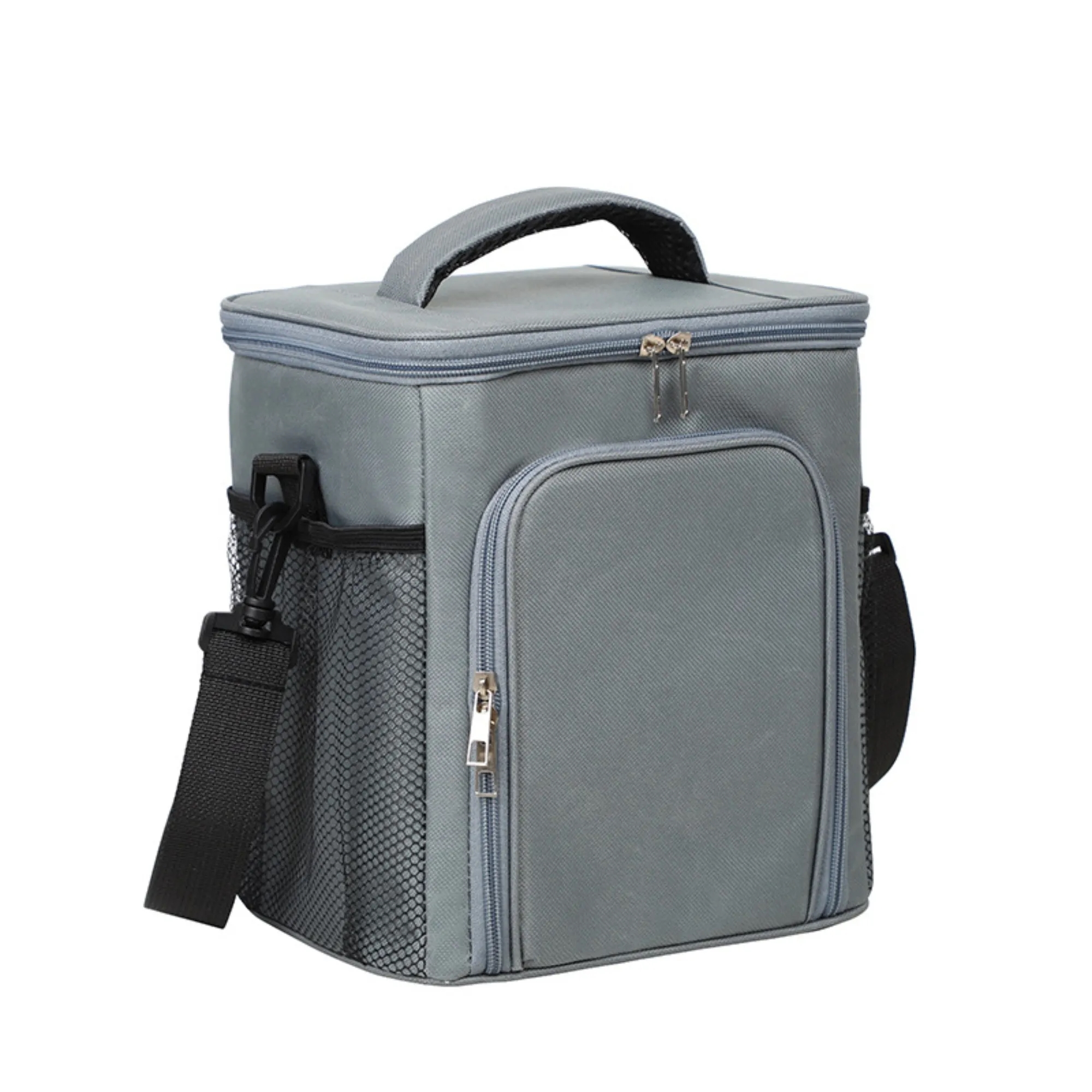 Double ice pack, portable lunch bag, lunch box insulated bag 7