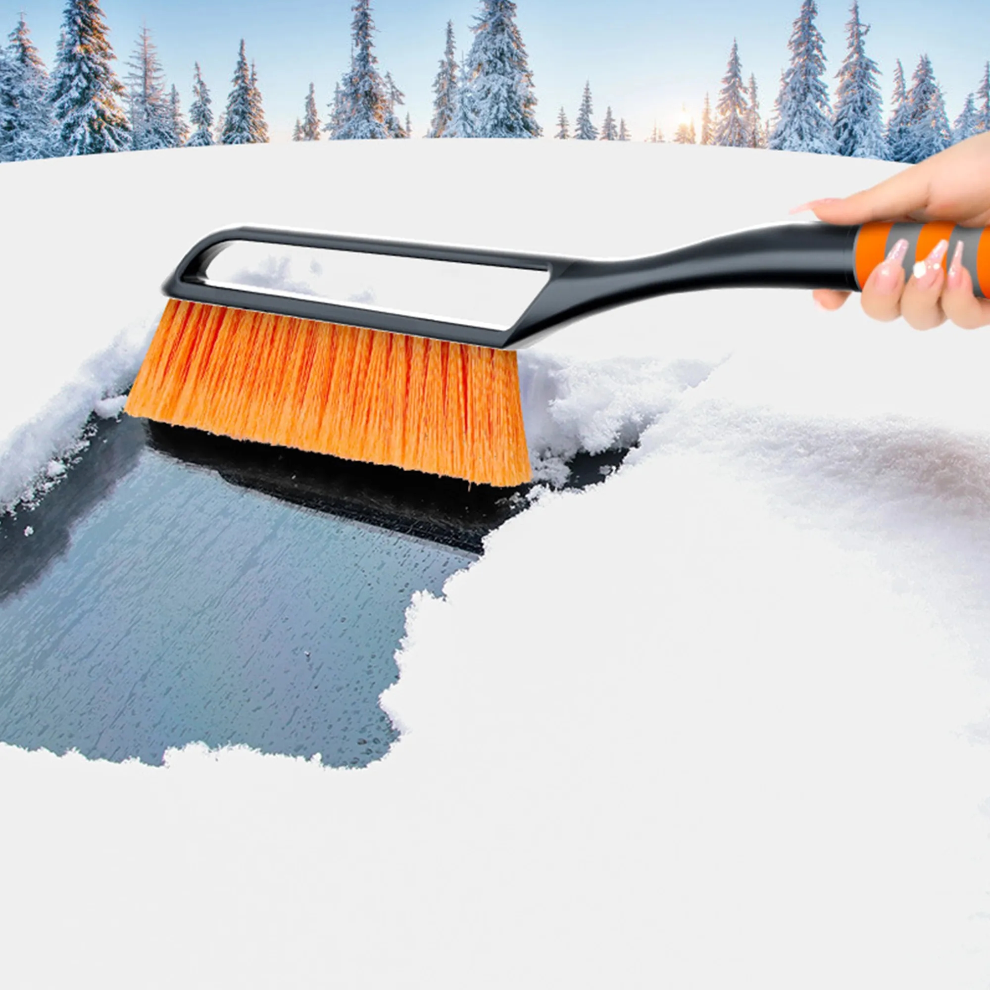 2 In 1 Snow Brush And Detachable Ice Scraper 5