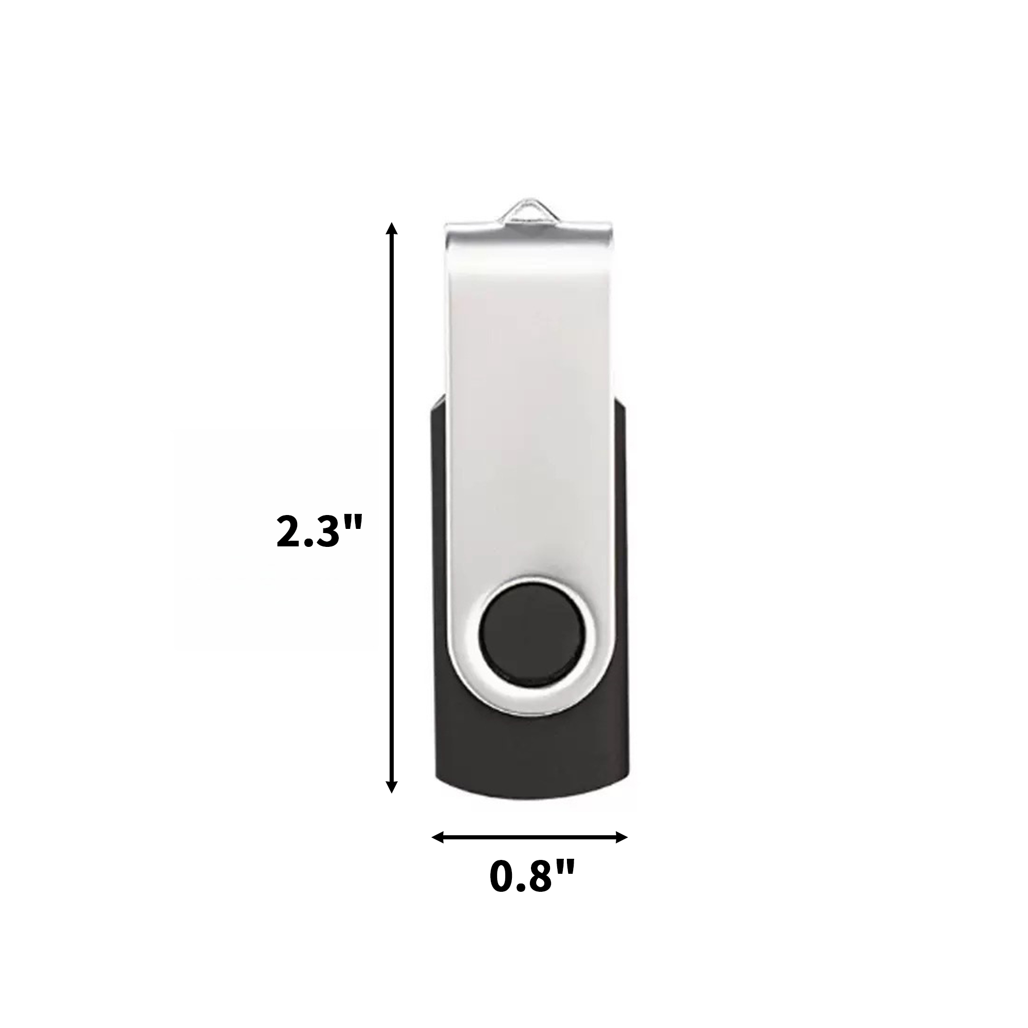 8 GB Swivel Memory Drive With Metal Frame 5