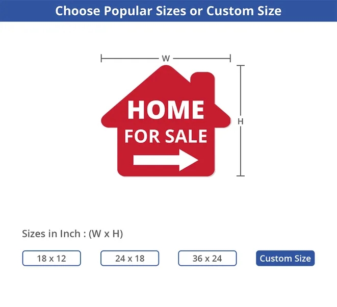 Custom Die-Cut Yard Signs (1.5ft x 1ft) 8