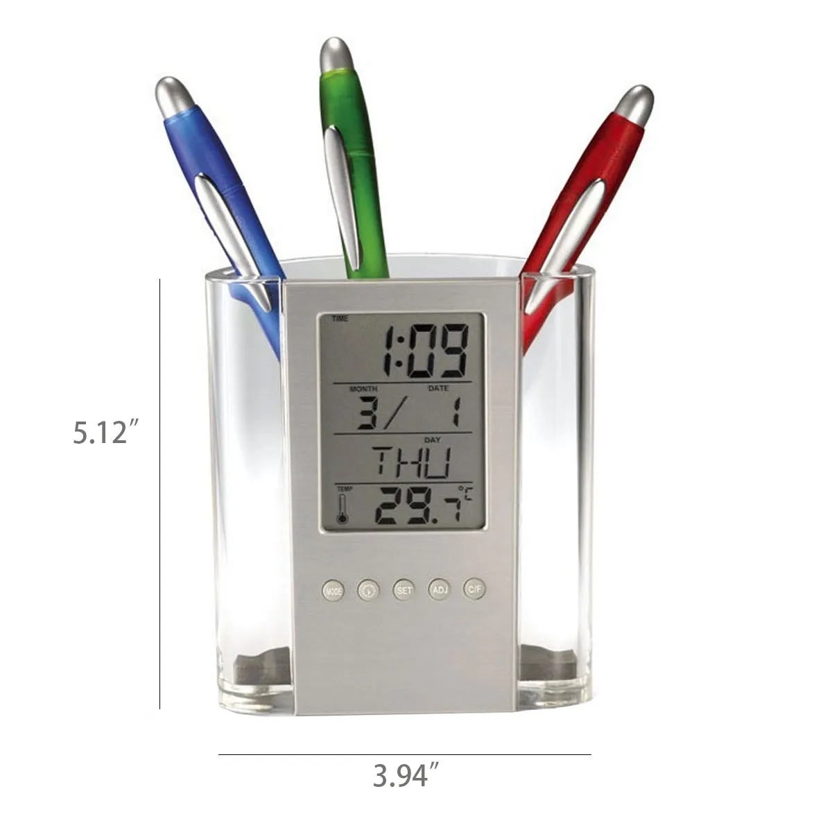 Electronic Calendar Pen Holder Office Supplies Organizer 3