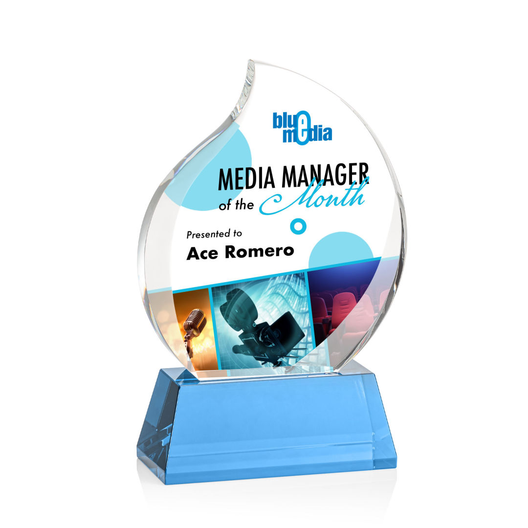 Preswick Flame VividPrint™ Award on Base 39