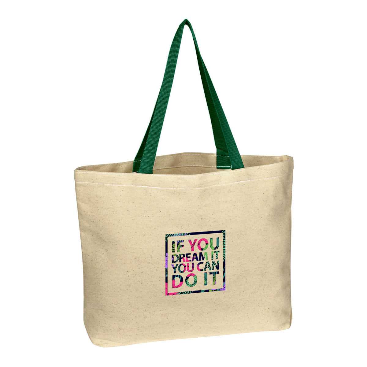 Full Color Natural Cotton Canvas Tote Bag, custom tote bag with logo imprint 13