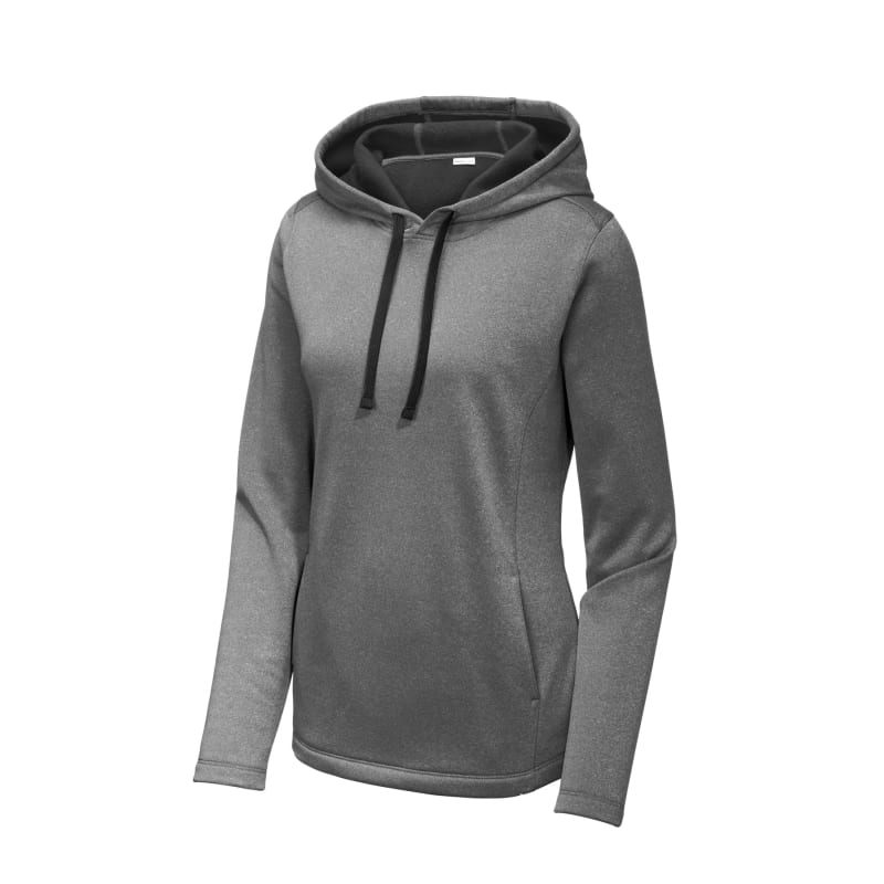 Sport-Tek Women's PosiCharge Sport-Wick Heather Fleece Hooded Pullover., custom hoodie or sweatshirt with logo imprint 12