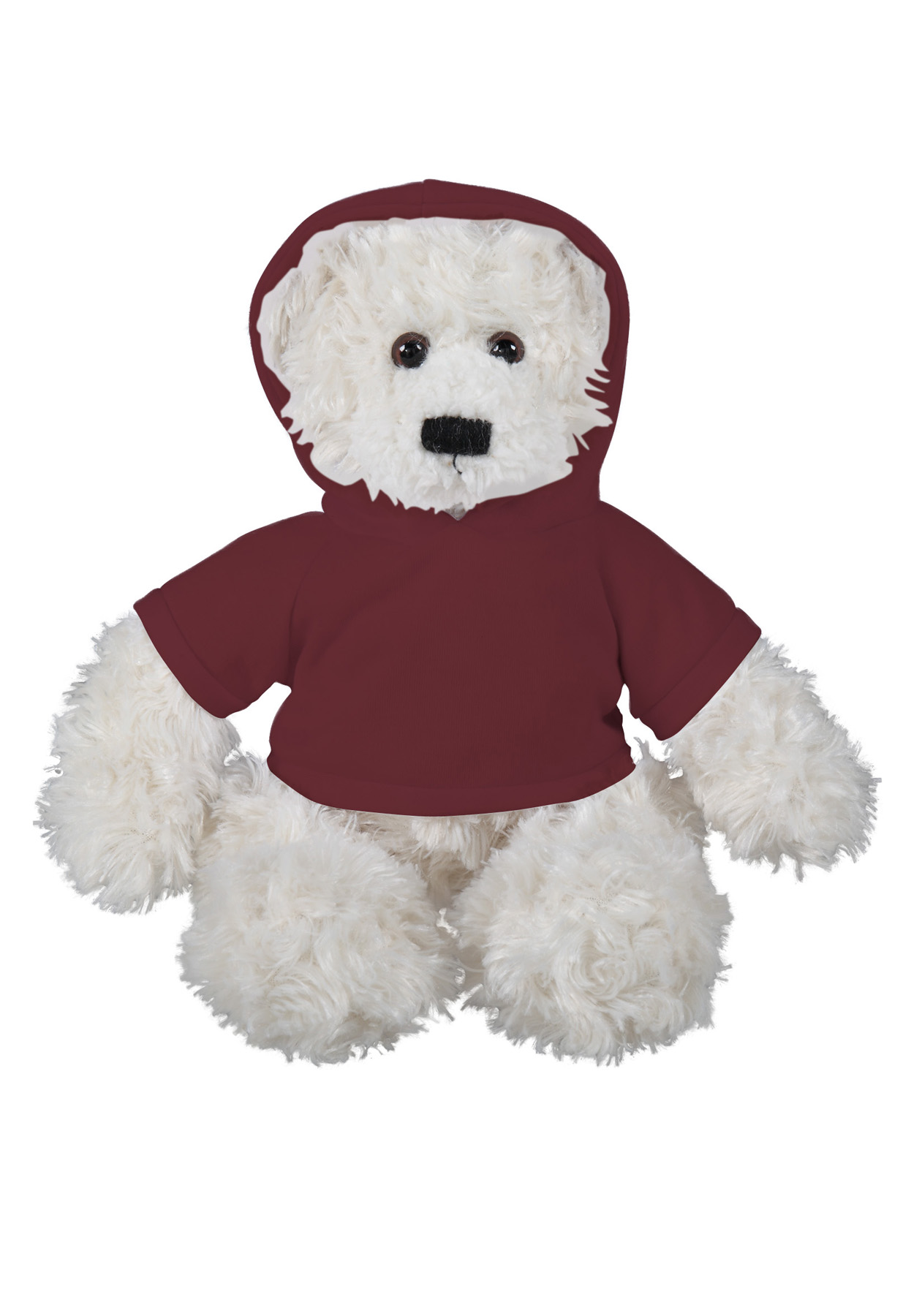 soft plush Cream Brandon Bear with hoodie 14