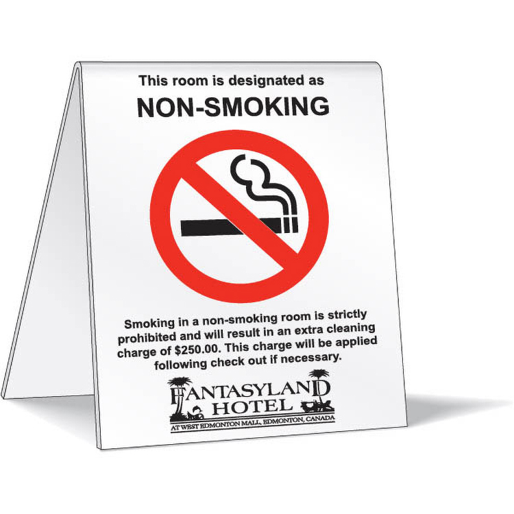 .060 White Plastic Tents & Displays, Spot Colours, 24 to 36 Square Inches