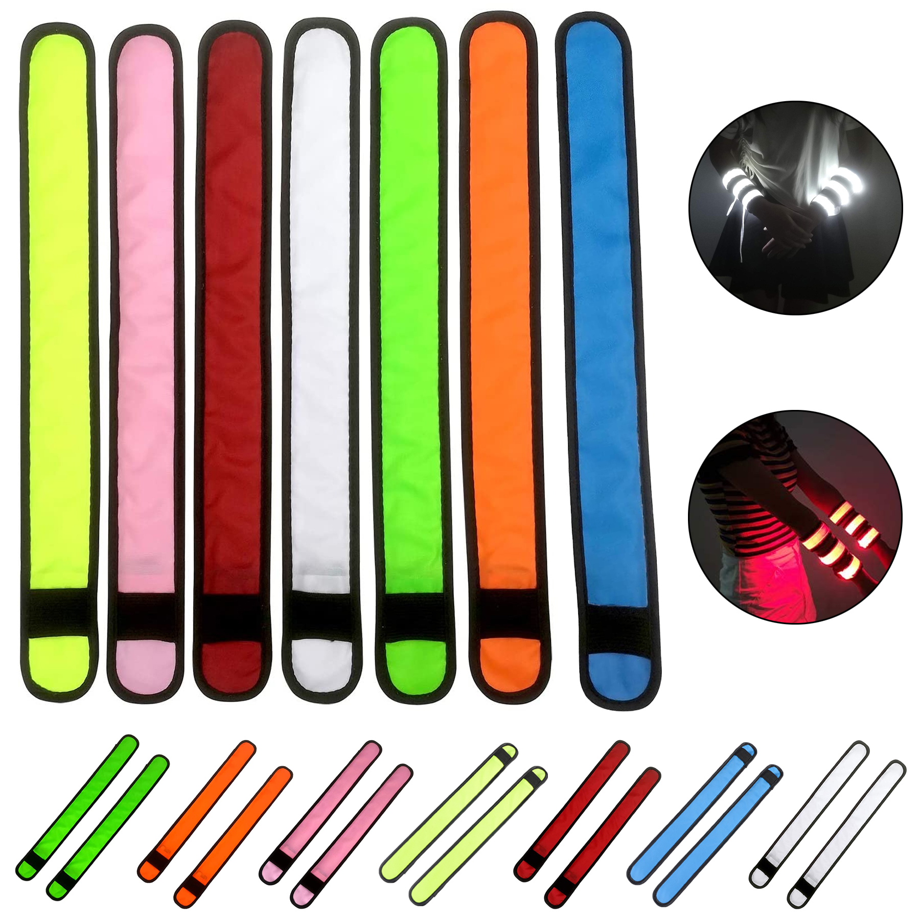 LED Armbands Slap Bracelets 2