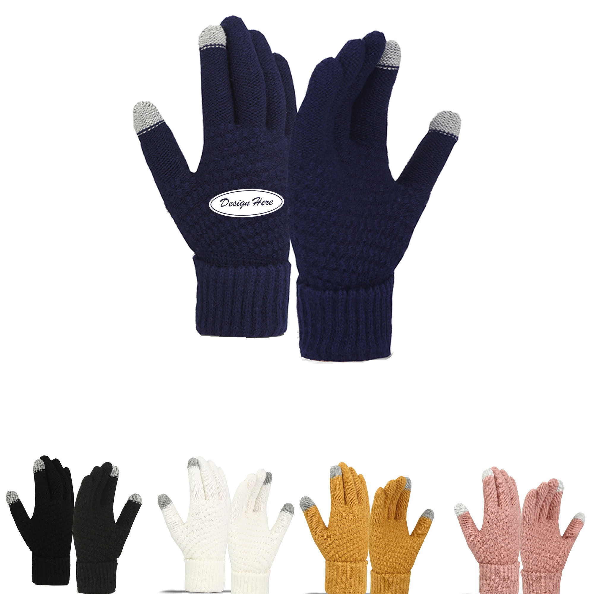 Wool-Blend Winter Gloves for Women, Soft & Cozy Cold Weather Wear 4