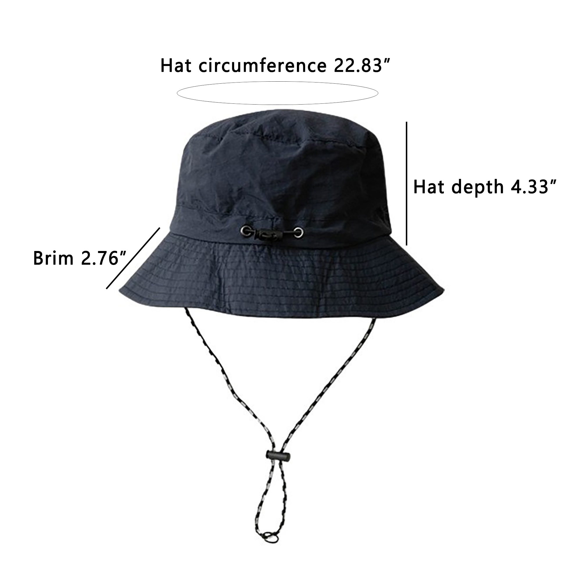 Adjustable Waterproof Quick-drying Bucket Hat 8