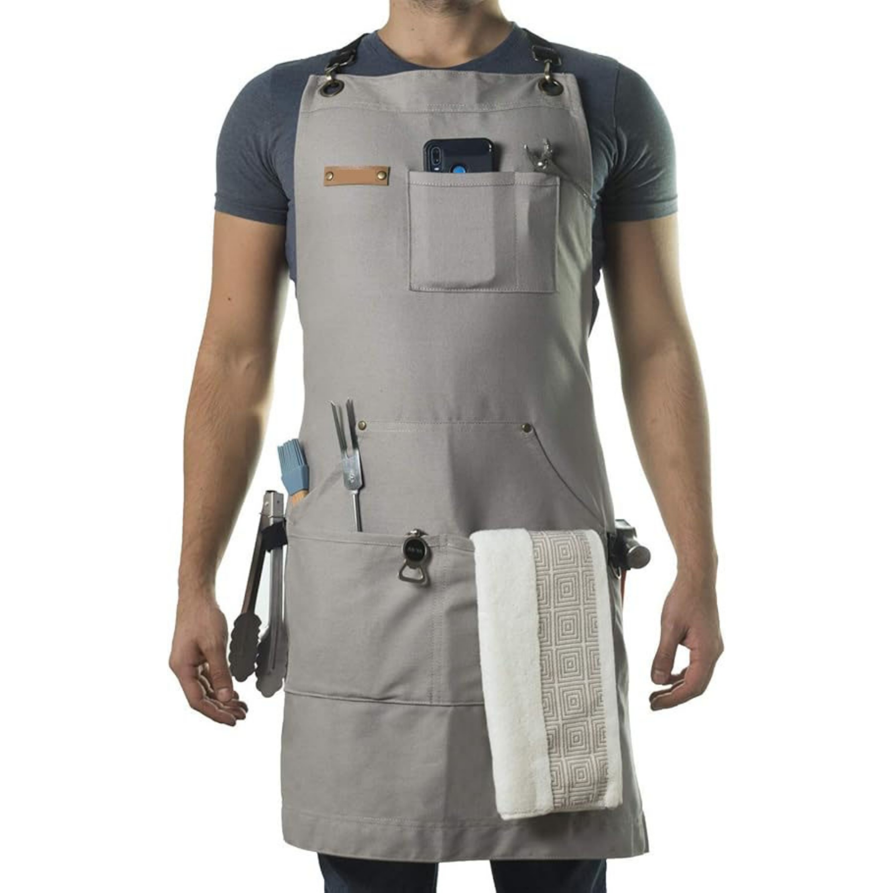 Cotton Canvas BBQ Apron 2