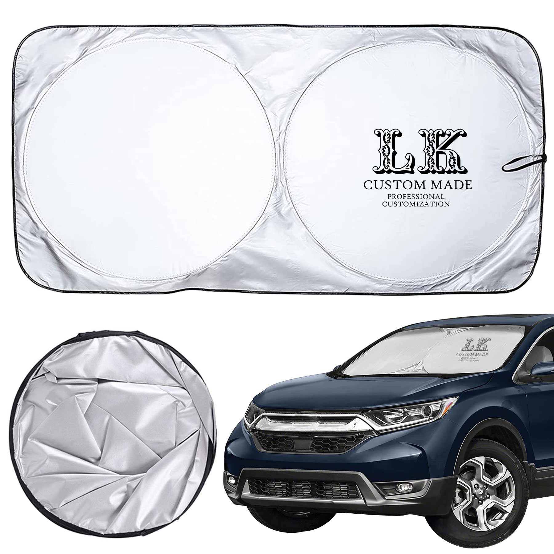 Foldable Car Front Window Sunshade 1