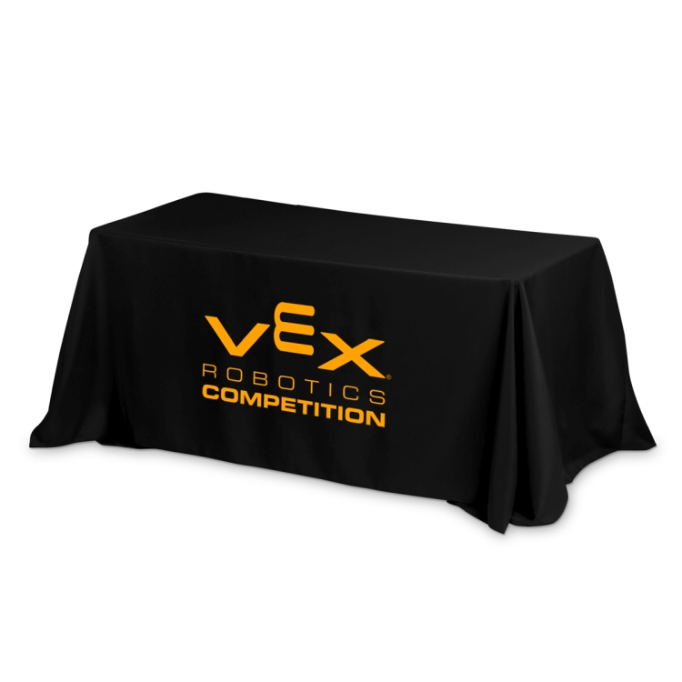 "Preakness Six" 3-Sided Economy Table Cover & Throws (One Color Print) / Fits 6 ft Table 34
